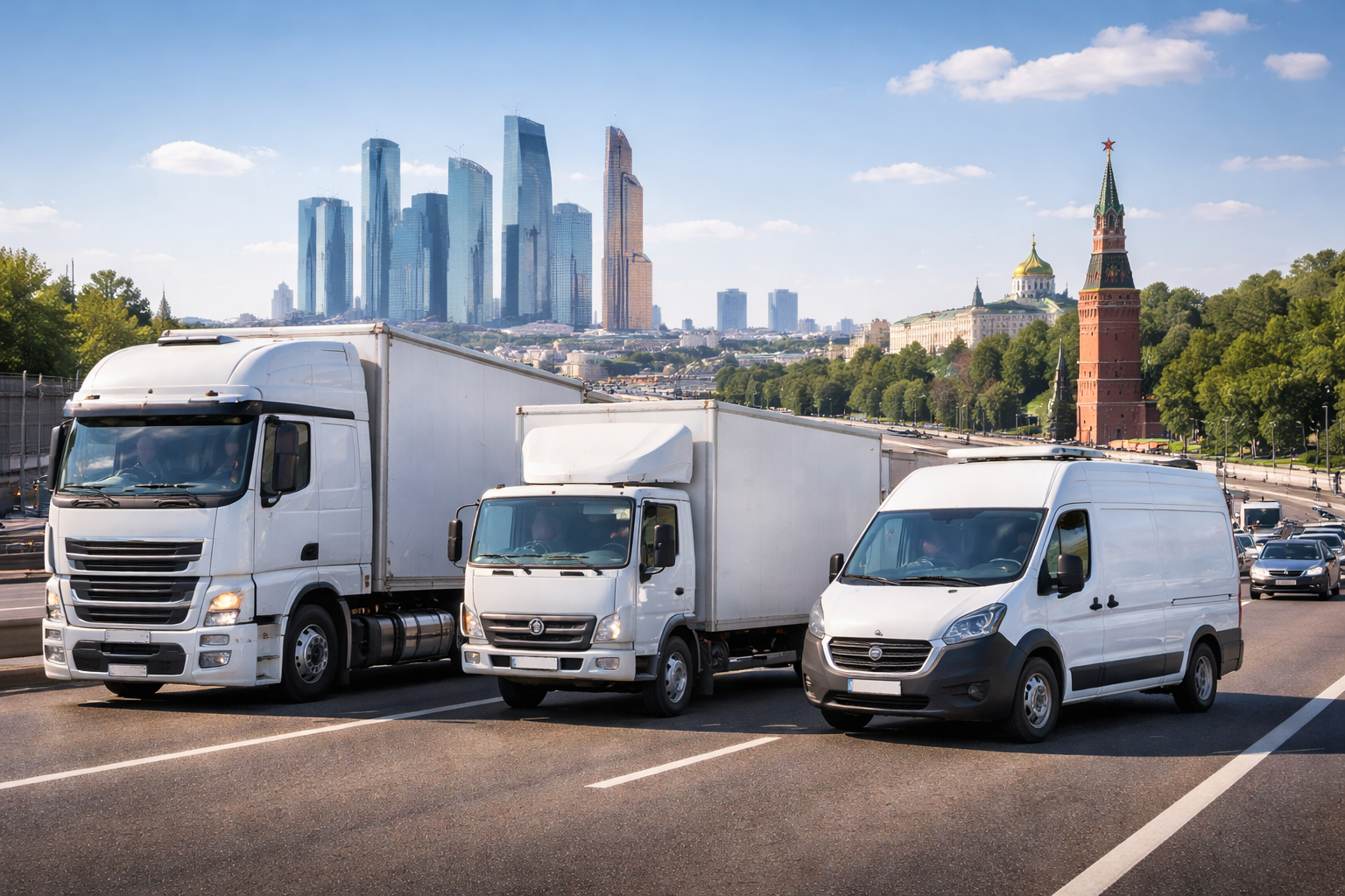 Особенности аренды коммерческого транспорта в Москве
