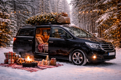Минивэн на Новый год: куда поехать?